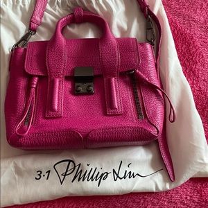 Fuschia Phillip Lim Mini satchel.